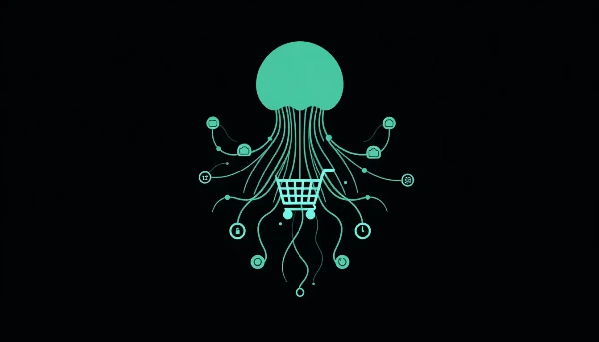 Medusa.js headless e-commerce architecture illustration