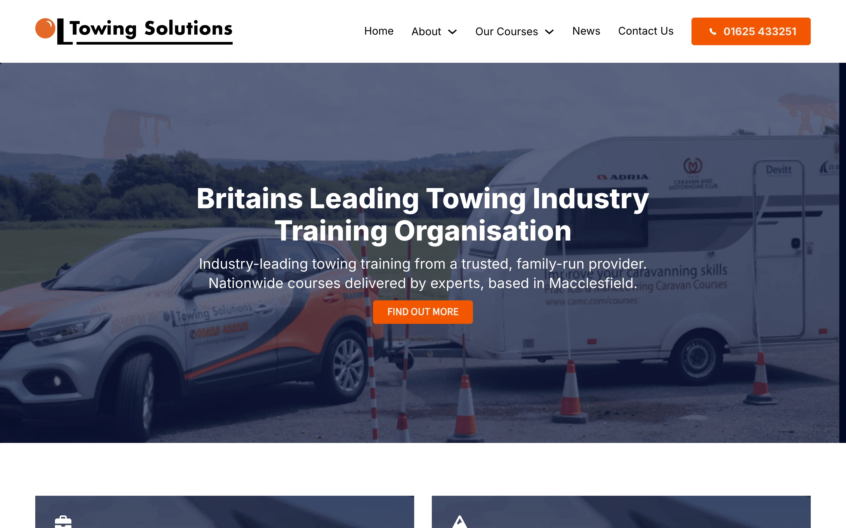 Towing Solutions website screenshot